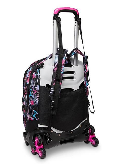 LIQUID PAINT JACK Abnehmbarer Trolley-Rucksack, 3 Rollen Piratenschwarz - Rucks&auml;cke mit Trolleyfunktion