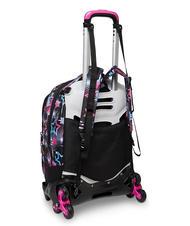 SEVEN LIQUID PAINT JACK Abnehmbarer Trolley-Rucksack, 3 Rollen Piratenschwarz - Rucks&auml;cke mit Trolleyfunktion - 5