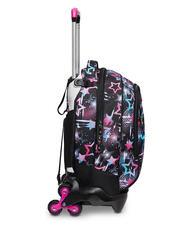 SEVEN LIQUID PAINT JACK Abnehmbarer Trolley-Rucksack, 3 Rollen Piratenschwarz - Rucks&auml;cke mit Trolleyfunktion - 6
