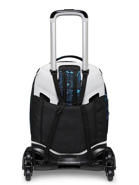 LED BALLOON JACK Abnehmbarer Trolley-Rucksack, 3 Rollen Glockenblume t&uuml;rkis - Rucks&auml;cke mit Trolleyfunktion