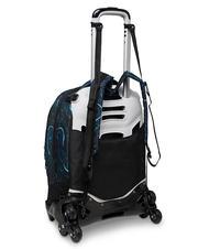 SEVEN LED BALLOON JACK Abnehmbarer Trolley-Rucksack, 3 Rollen Glockenblume t&uuml;rkis - Rucks&auml;cke mit Trolleyfunktion - 5