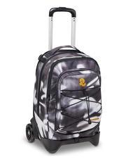 INVICTA NEW PLUG FANTASY Abnehmbarer Trolley-Rucksack, 2 Rollen Schirm schwarz - Rucks&auml;cke mit Trolleyfunktion - 3