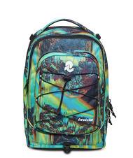 INVICTA NEW PLUG FANTASY Abnehmbarer Trolley-Rucksack, 2 Rollen digitales Blau - Rucks&auml;cke mit Trolleyfunktion - 2