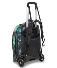 INVICTA NEW PLUG FANTASY Abnehmbarer Trolley-Rucksack, 2 Rollen digitales Blau - Rucks&auml;cke mit Trolleyfunktion - 5