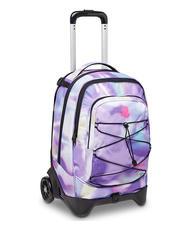 INVICTA NEW PLUG FANTASY Abnehmbarer Trolley-Rucksack, 2 Rollen Farbt&ouml;ne Pastell - Rucks&auml;cke mit Trolleyfunktion - 3
