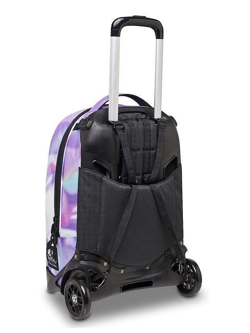 NEW PLUG FANTASY Abnehmbarer Trolley-Rucksack, 2 Rollen Farbt&ouml;ne Pastell - Rucks&auml;cke mit Trolleyfunktion