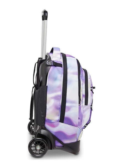 NEW PLUG FANTASY Abnehmbarer Trolley-Rucksack, 2 Rollen Farbt&ouml;ne Pastell - Rucks&auml;cke mit Trolleyfunktion