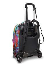 INVICTA NEW PLUG FANTASY Abnehmbarer Trolley-Rucksack, 2 Rollen digitale Mehrfarben - Rucks&auml;cke mit Trolleyfunktion - 5