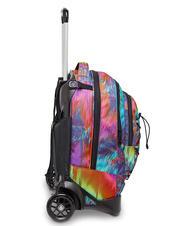 INVICTA NEW PLUG FANTASY Abnehmbarer Trolley-Rucksack, 2 Rollen digitale Mehrfarben - Rucks&auml;cke mit Trolleyfunktion - 6