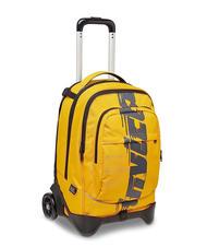 INVICTA NEW PLUG LOGO Abnehmbarer Trolley-Rucksack, 2 Rollen Safran - Rucks&auml;cke mit Trolleyfunktion - 3