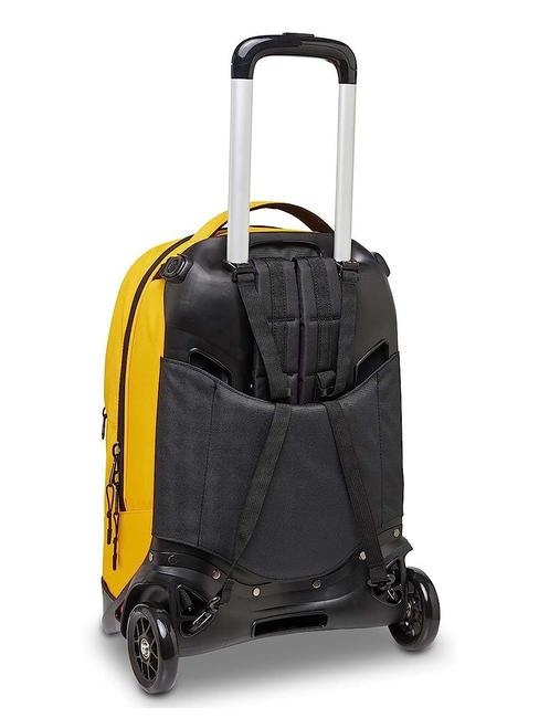 NEW PLUG LOGO Abnehmbarer Trolley-Rucksack, 2 Rollen Safran - Rucks&auml;cke mit Trolleyfunktion