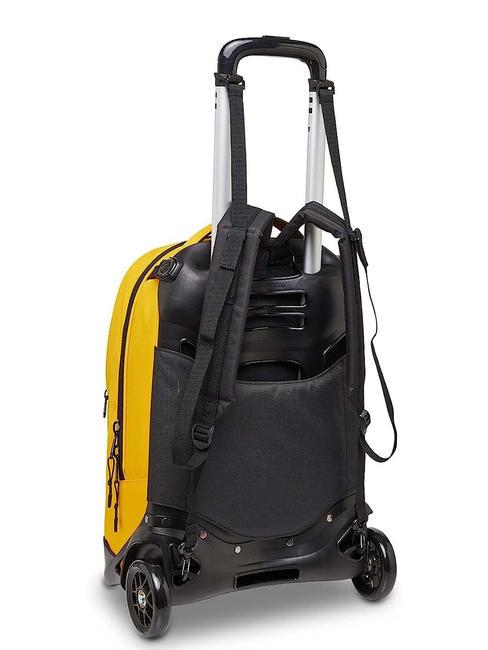 NEW PLUG LOGO Abnehmbarer Trolley-Rucksack, 2 Rollen Safran - Rucks&auml;cke mit Trolleyfunktion