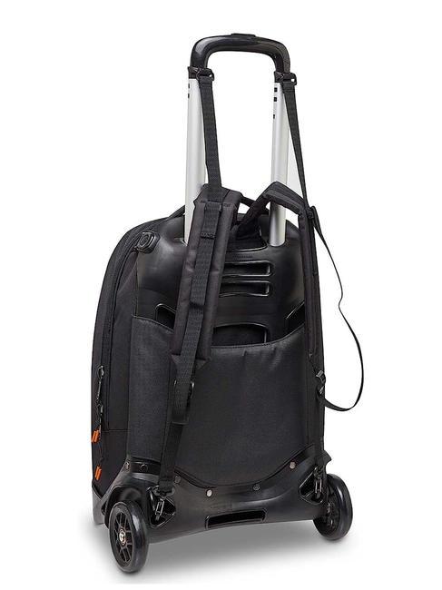 NEW PLUG LOGO Abnehmbarer Trolley-Rucksack, 2 Rollen Schwarz - Rucks&auml;cke mit Trolleyfunktion