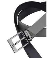 ARMANI EXCHANGE LOGO Wendbarer G&uuml;rtel marineblau/grau - G&uuml;rtel - 4