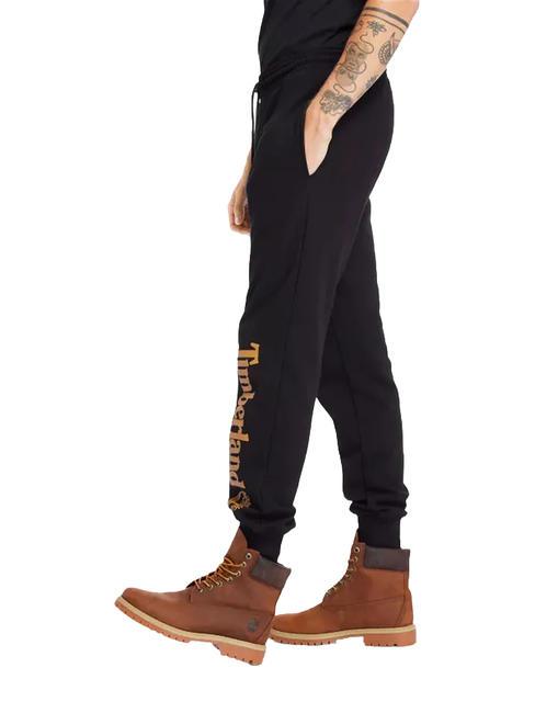 LINEAR LOGO REGULAR Jogger schwarz / weizenstiefel - Sportanz&uuml;ge f&uuml;r herren