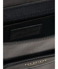 THE BRIDGE BETTINA Mini-Umhängetasche aus Leder Schwarzes Gold - Damentaschen - 4