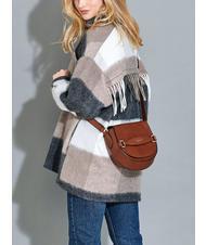 THE BRIDGE BETTINA Mini-Umhängetasche aus Leder Schwarzes Gold - Damentaschen - 5