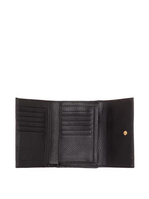 MYRINE Mittelgro&szlig;e Brieftasche aus Leder Schwarz - Brieftaschen Damen