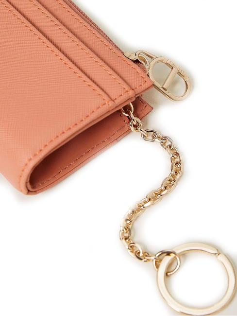 OVAL T Schl&uuml;sselanh&auml;nger-Kartenhalter rosa Mousse - Brieftaschen Damen