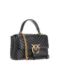 PINKO CLASSIC LADY LOVE BAG Chevron-Tasche - Damentaschen