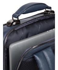 PIQUADRO MODUS SPECIAL Lederrucksack für PC15.6 " Blau - PC-Rucksäcke - 6