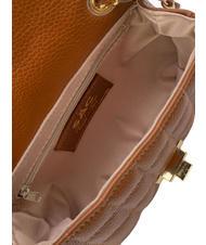 LESAC GIULIA Dollar-Umhängetasche aus Leder mit Kette dunkles Leder - Damentaschen - 7