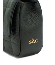 LESAC GIULIA Dollar-Umh&auml;ngetasche aus Leder mit Kette dunkelgr&uuml;n - Damentaschen - 6