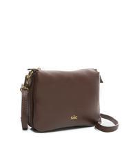 LESAC SIMONA Umhängetasche aus Tris-Dollar-Leder Mokka - Damentaschen - 2