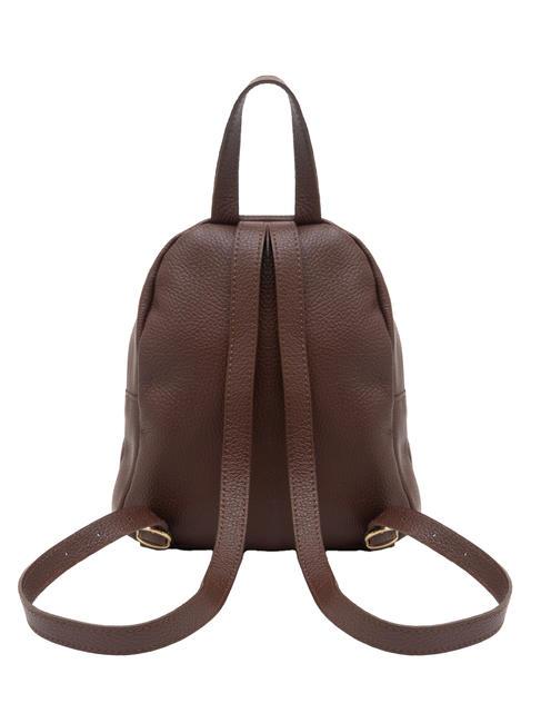 VANESSA Dollar-Rucksack aus Leder Mokka - Damentaschen