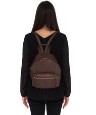 LESAC VANESSA Dollar-Rucksack aus Leder Mokka - Damentaschen - 4