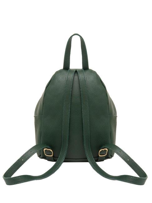 VANESSA Dollar-Rucksack aus Leder dunkelgr&uuml;n - Damentaschen