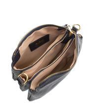 LESAC SIMONA Umhängetasche aus Tris-Dollar-Leder Nachtblau - Damentaschen - 7
