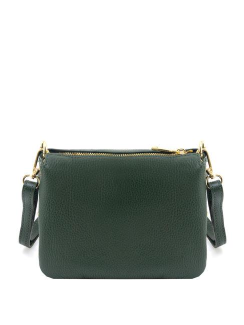 SIMONA Umh&auml;ngetasche aus Tris-Dollar-Leder dunkelgr&uuml;n - Damentaschen