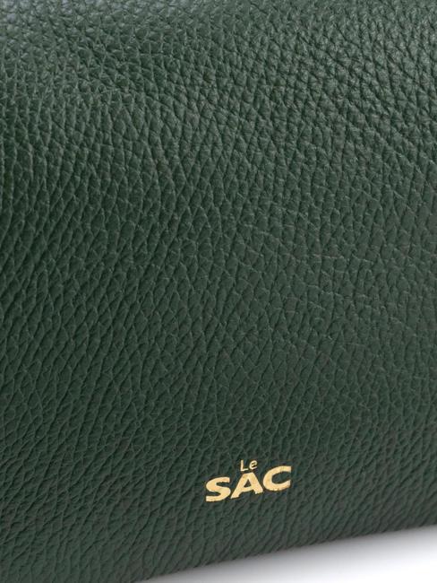 SIMONA Umh&auml;ngetasche aus Tris-Dollar-Leder dunkelgr&uuml;n - Damentaschen