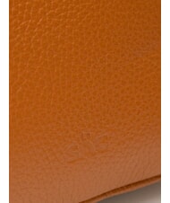 LESAC LUCIA Doppelte Umhängetasche aus Dollar-Leder dunkles Leder - Damentaschen - 6