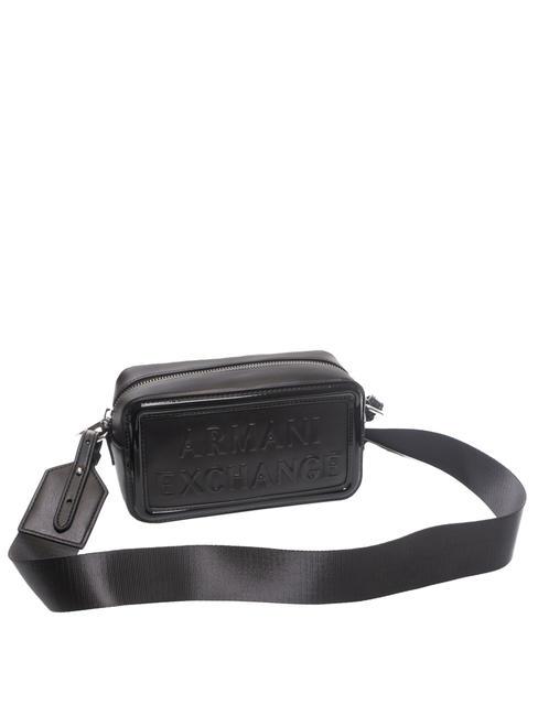 EMBOSSED Schulterkameratasche Schwarz - Damentaschen