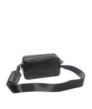 ARMANI EXCHANGE EMBOSSED Schulterkameratasche Schwarz - Damentaschen - 2
