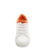 TRUSSARDI DEREK Kinder-Sneaker wei&szlig;/orange - Kinderschuhe - 3