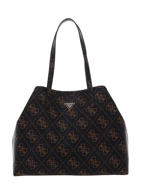 VIKKY LOGO LARGE Schultertasche braun - Damentaschen