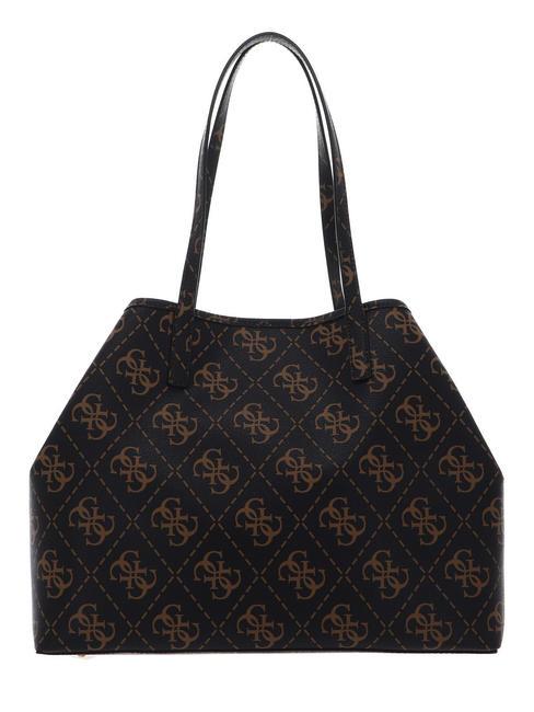 VIKKY LOGO LARGE Schultertasche braun - Damentaschen