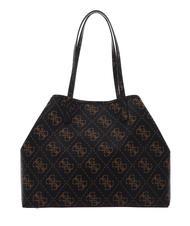 GUESS VIKKY LOGO LARGE Schultertasche braun - Damentaschen - 3