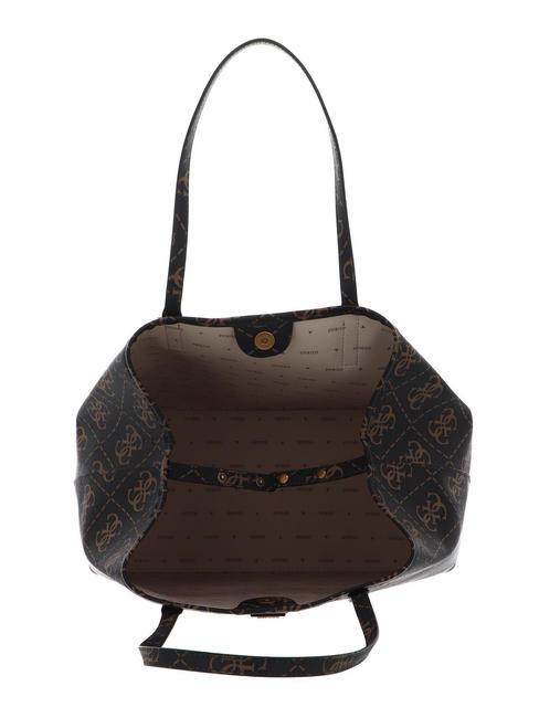 VIKKY LOGO LARGE Schultertasche braun - Damentaschen