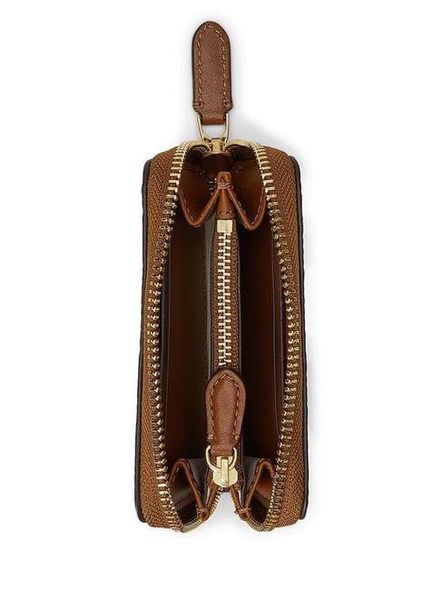 Geldb&ouml;rse zip piccolo in Haut Kleine Geldb&ouml;rse aus Leder mit Rei&szlig;verschluss Lauren Tan7 - Brieftaschen Damen