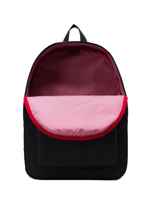 CLASSIC LIGHT Unisex-Rucksack HELLES SCHWARZ - Rucks&auml;cke f&uuml;r Schule &amp; Freizeit