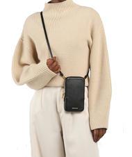 COCCINELLE FLOR iPhone-Tasche mit Schultergurt Schwarz - Damentaschen - 4