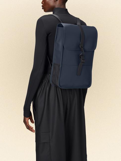 BACKPACK MINI Wasserdichter Rucksack Marine - Rucksäcke für Schule &amp; Freizeit