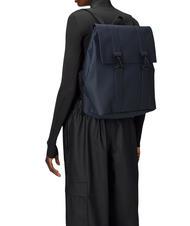 RAINS MSN BAG Wasserdichter City-Rucksack Marine - Rucksäcke für Schule &amp; Freizeit - 4