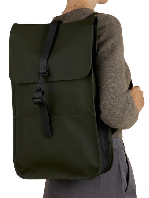 BACKPACK Wasserdichter Rucksack Grüns - Rucksäcke für Schule &amp; Freizeit