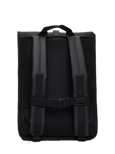 ROLLTOP RUCKSACK Großer wasserdichter Rucksack Schwarz - Rucksäcke für Schule &amp; Freizeit