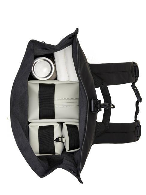 ROLLTOP RUCKSACK Großer wasserdichter Rucksack Schwarz - Rucksäcke für Schule &amp; Freizeit